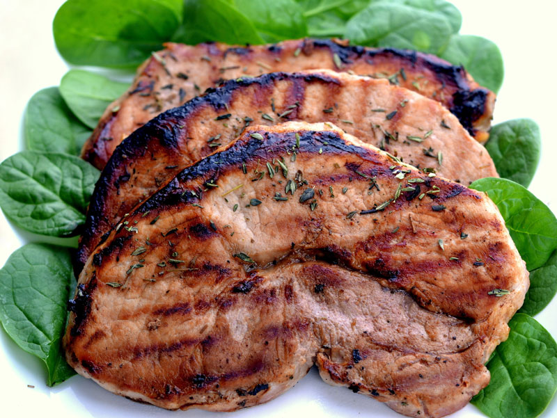 Jodi’s Apple Cider Glazed Pork Chops Memphis Wood Fire Grills