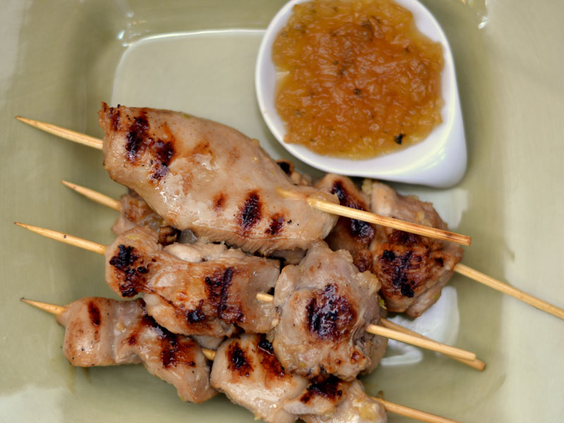 Turkey Kebabs With Pineapple Salsa Memphis Wood Fire Grills