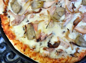 grilled pizza