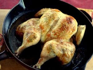 Roasted Chicken on Memphis Grill