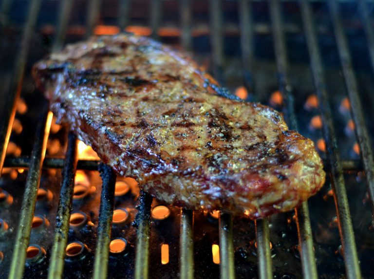 Memphis Strip Steak Smoked & Seared Memphis Wood Fire Grills