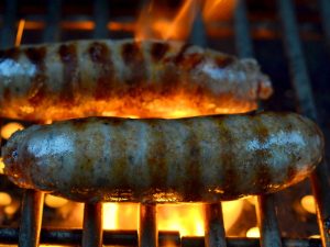 Grilled Sausage with a Pellet Grill