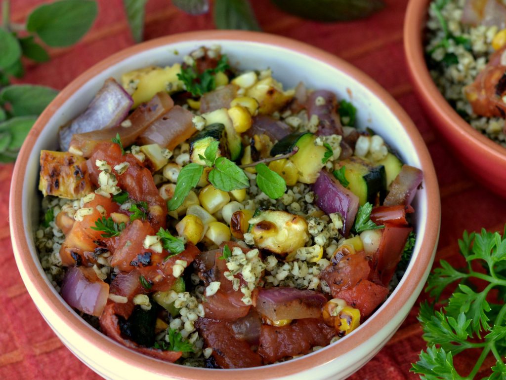 Grilled Veggie Tabbouleh – Memphis Wood Fire Grills