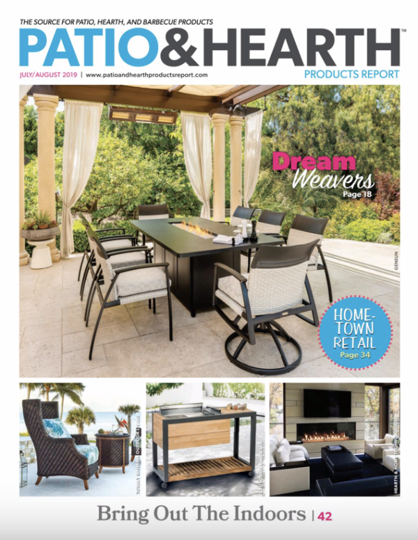 SMOKIN’ HOT The popular Memphis Wood Fire Grills’ product line fuels