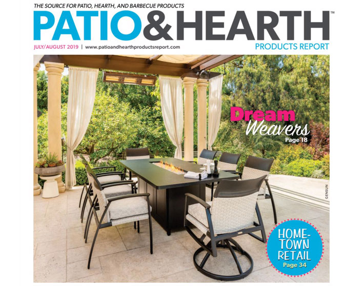 SMOKIN’ HOT The popular Memphis Wood Fire Grills’ product line fuels