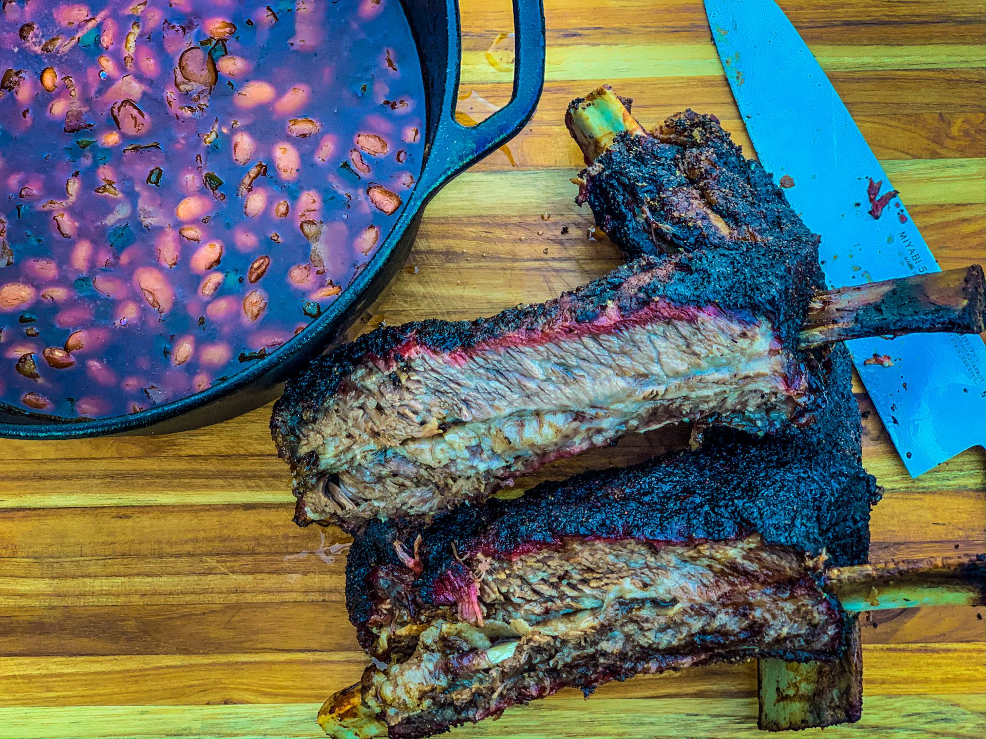 Smoked Garlic Jalapeño Beef Ribs - Over The Fire Cooking