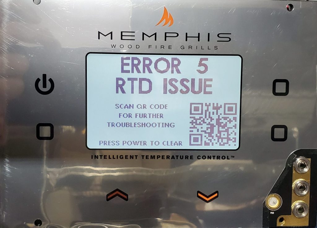 Error Code Troubleshooting Memphis Wood Fire Grills