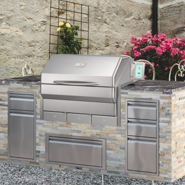 Memphis Grills Fully-Assembled 6 Ft. Outdoor Kitchen Island With