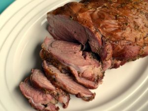 Leg of Lamb on Memphis Wood Fire Grill
