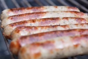 Beer Brat On Memphis Grill